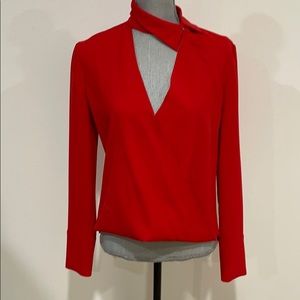 Women’s Intermix Sz M Red Sexy blouse